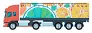 Trucker 15 15 cm ruler, truck
