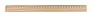 ThreeO pine wood ruler