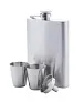 Shackleton hip flask set