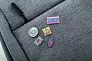 Read metal badge