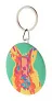 KeyBadge RPET Maxi pin button keyring