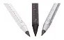 Ruloid inkless pen with ruler