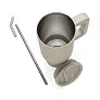 Embrace deluxe šalica od RCS recikliranog nehrđajućeg čelika, 900 ml - XD Collection