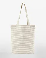 Tote torba od organskog pamuka prugastog dizajna - 200 g/m² - Westford Mill