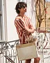  Pamučna shopper torba od prirodne uštirkane jute - Westford Mill