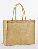 Klasična shopper torba od prirodne uštirkane jute - Westford Mill