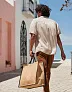  Shopper torba od prirodne uštirkane jute - Westford Mill