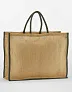  Shopper torba od prirodne uštirkane jute - Westford Mill