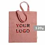  Torba za kupovinu od recikliranog pamuka, 120 g/m2