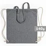  Recycled cotton bag 2 in 1, drawstring bag and shopping bag