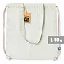  Recycled cotton drawstring bag, shopping bag