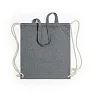  Recycled cotton bag 2 in 1, drawstring bag and shopping bag