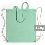  Recycled cotton bag 2 in 1, drawstring bag and shopping bag