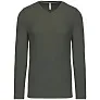  MEN'S LONG-SLEEVED V-NECK T-SHIRT - Kariban