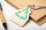 EcoRing keyring, garbage truck