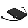 Presley Power bank 5000 mAh with integrated cables, adapter included