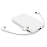 Presley Power bank 5000 mAh with integrated cables, adapter included