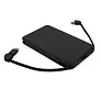 Presley Power bank 5000 mAh with integrated cables, adapter included