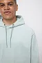  Iqoniq Trivor recycled polyester microfleece hoodie, storm grey - iqoniq