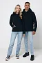  Iqoniq Trivor recycled polyester microfleece hoodie, storm grey - iqoniq