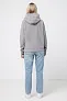  Iqoniq Trivor recycled polyester microfleece hoodie, storm grey - iqoniq