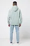  Iqoniq Trivor recycled polyester microfleece hoodie, storm grey - iqoniq