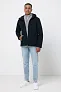  Iqoniq Trivor recycled polyester microfleece hoodie, storm grey - iqoniq