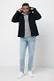  Iqoniq Trivor recycled polyester microfleece hoodie, storm grey - iqoniq