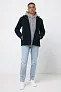  Iqoniq Trivor recycled polyester microfleece hoodie, storm grey - iqoniq