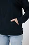  Iqoniq Trivor recycled polyester microfleece hoodie, storm grey - iqoniq