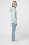  Iqoniq Trivor recycled polyester microfleece hoodie, storm grey - iqoniq