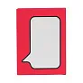  Memo holder "speech bubble", sticky notes
