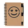  Notebook approx. B7 "smiling face" with ball pen