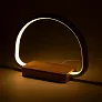  Desk lamp, bamboo wireless charger 10W