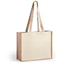  Laminated jute shopping bag with laminated cotton element