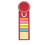  Memo holder, sticky notes, bookmark, notebook, ruler