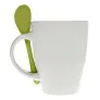  Ceramic mug 300 ml with spoon