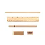  School set, pencil case, pencil, ball pen, ruler, eraser and pencil sharpener