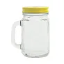  Drinking jar 500 ml with straw
