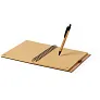  Bamboo notebook A5 with ball pen