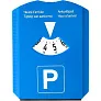  Parking disc and ice scraper with tokens