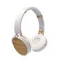  Foldable wireless headphones, bamboo details