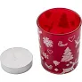  Decorated candle holder with tea light