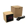  Bamboo desk clock with alarm