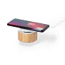  Bamboo wireless speaker 3W, wireless charger 5W