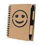  Notebook approx. B7 "smiling face" with ball pen