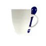  Ceramic mug 300 ml with spoon