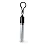  Extendable, reusable drinking straw, silicone mouthpiece and cleaning brush