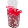  Decorated candle holder with tea light