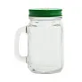  Drinking jar 500 ml with straw